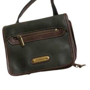 Liz Claiborne Vintage Dark Green Casual Everyday Crossbody Bag
